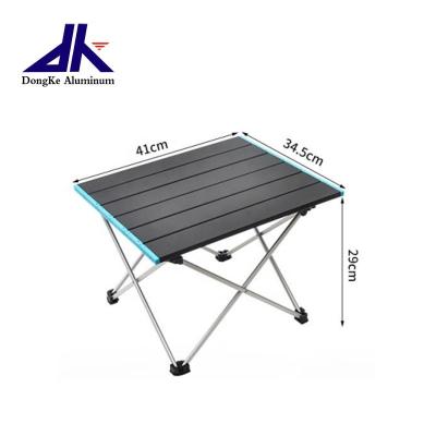 China Lightweight new product portable aluminum folding picnic table for outdoor camping for sale