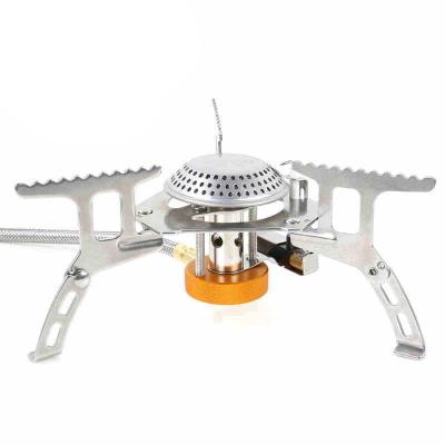 China 3500W Picnic Gas Burner Easily Cleaned Steel Stove Mini Portable Foldable Outdoor Camping for sale