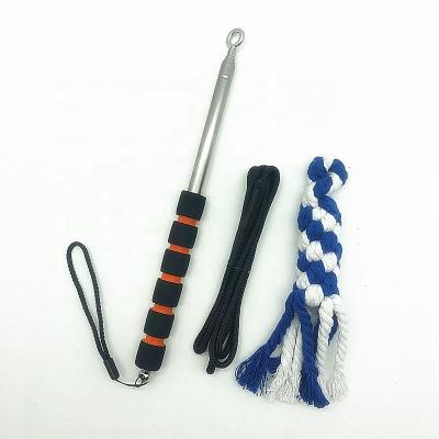 China Viable Flirting Poles Magic Wand Stretchy Dogs Tug Toy Rope Outdoor for sale