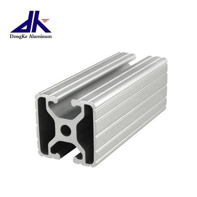 China Industrial extruded aluminum T-slot t slot profiles and assembling frame and table aluminum t-slot extrusion profile for sale