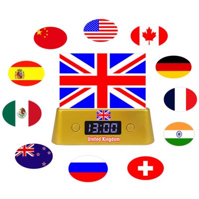 China Modern UK Flags Table Lamp Picture Photos Frames Night Light Motion Activated Clear Acrylic For Unique Office Decor Office Gifts Birthday for sale