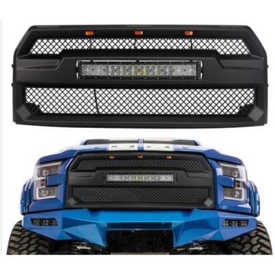 China ABS Plastic 2015 - Front Grille With Light Bar 2017 For Ford F-150 F150 Raptor Grille for sale