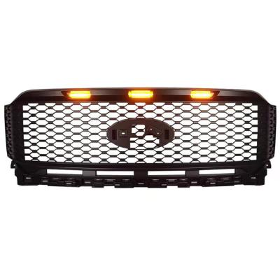 China Front Grille Front Grille For Ford F-150 F150 With LED Lights 2021+ for sale