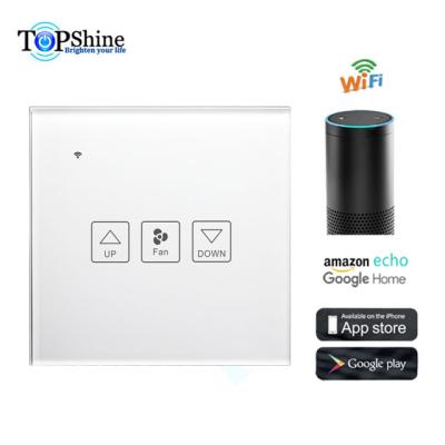 China Topshine Tuya APP Wifi Touch Fan Waterproof Switch to Adjust Fan Speed for sale