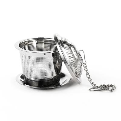 China Sustainable Interlocking High Quality Spice Stainless Steel 304 Tea Infusers for sale