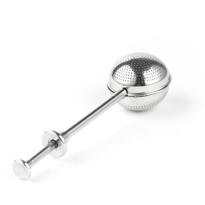 China Eco-friendly Hot Durable Tea Making Tool Metal Strainer Tea Ball , Stainless Steel Tea Infuser Filter for sale