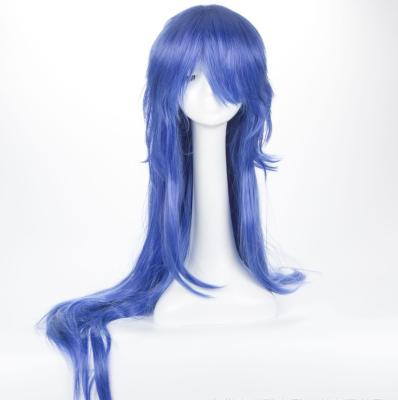 China The other blue mixed high temperature silk synthetic king wig wholesale cos wig and foreign cosplay hairpiece Cui Knight Jue for sale