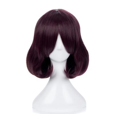 China Other game character cos wig glory king luna purple thick fluffy wig hairpiece wholesale high quality for sale