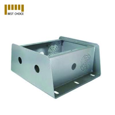 China Machinery/Equipment Part Customs Services Welding Security Camera Metal Mount Precision Sheet Metal Press Components Aluminum Enclosure Box for sale