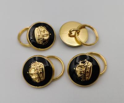 China designer nickel free high quality royal leg gold military buttons for sale