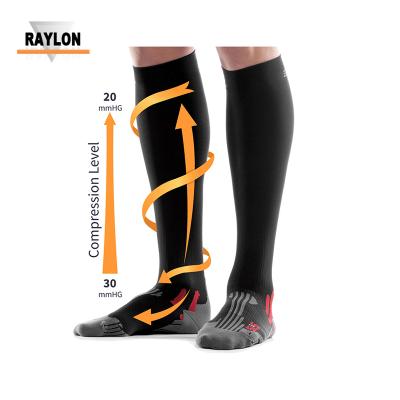 China Raylon-0223 Compression Socks 20-30mmhg Antibacterial Socks 20-30mmhg Graduated Elite Compression Socks Wholesale for sale