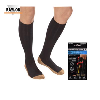 China Raylon-0226 Antibacterial Compression Socks High Pressure Socks Compression Knee Socks for sale