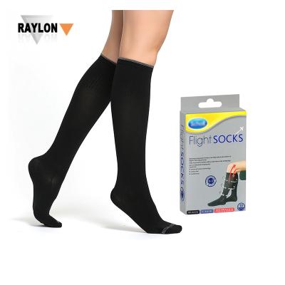 China RL-0240 Antibacterial Flight Compression Socks Travel Socks for sale