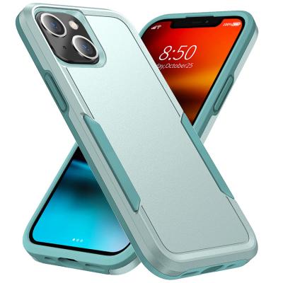 China Hot Selling Amazon Shockproof New Arrival TPU PC 2 In 1 Support Smartphone Wireless Charging Accessories Bag Cover Case For iPhone 13 Pro 6.1 for sale