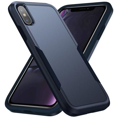 China Hot Selling New Arrival Shockproof Amazon TPU PC Fortified Corners Reinforce Mobile Phone Accessories Filter Bezel Protective Cover For iPhone xs Ma for sale