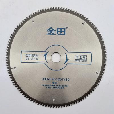 China GOLDTOL300*3.0*120T*25.4/30Aluminum alloy saw blades for hand held saws with 12 inch 12in flat-toothed aluminum cutters for sale