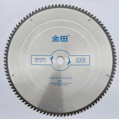 China GOLDTOL405*3.4*100T*25.4/30Aluminum alloy saw blades for hand held saws with 16 inch flat teeth for cutting 16in aluminum for sale