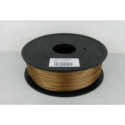 China Drucker-Plastikspule Orichalceous 1.75mm flexible des Drucker-3d Faden-3d zu verkaufen