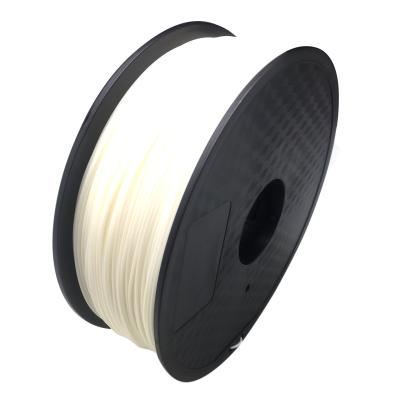 China Plastic White Transparent 3d Printer Filament 1.75mm +/- 0.05mm for sale