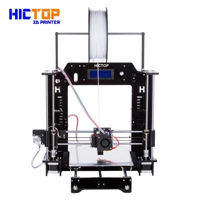 China Impresora de la tabla 3D de Reprap Prusa i3 de la alta exactitud, PLA/ABS/sistema de prevención de intrusiones basado en host/MADERA en venta