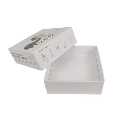 China Recyclable Professional Custom Printing Design Rigid Grey Cardboard Packaging and Lid Deck Boxes with Neck for sale