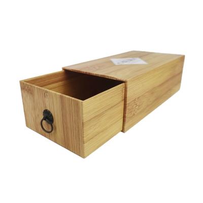 China Recyclable custom clothing Underwear Sliding Paper Boxes Wholesale tea drawer box with Metal pull ring for sale