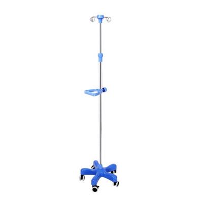 China Modern Adjustable Professional Infusion Pole Iv Landing Infusion Stand Bed Insert Infusion Stand and Support Customization Drip for sale