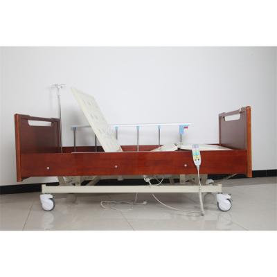 China Factory Price OEM Odm Square Tube Guardrail Rotating Hospital Bed For Inpatient 08 for sale