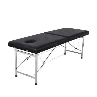 China Modern professional portable folding massage bed folding single bed massage table beauty massage bed for sale