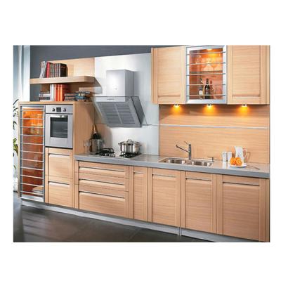 China Ready Made MDF PVC MDF Kitchen Cabinet-Frosted Glass Kitchen Cabinet Doors for sale