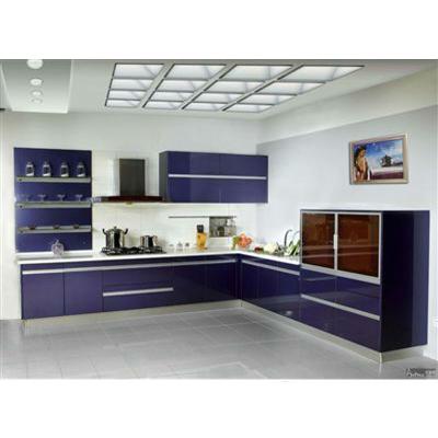 China Popular modern lacquer&MDFkitchen cabinet glass doors,kitchen trolley for sale