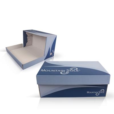 China Recycled Materials Custom Shipping Cardboard Shoes Packaging Recyclable Cardboard Boxes For Sale for sale