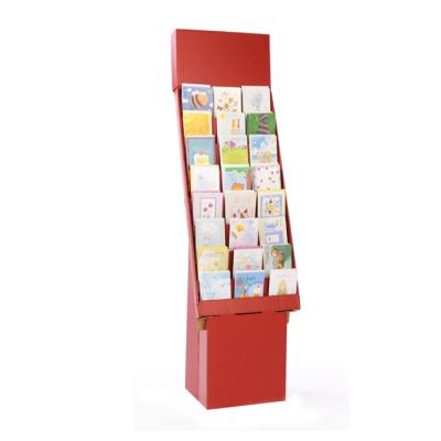 China Custom mall logo cardboard book childrenes display stands for sale