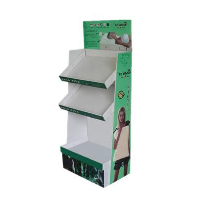 China Recycled Recycled Materials Promotion Cardboard Pillow Display Stand Recyclable Stand For Pillow for sale