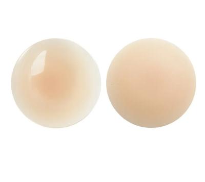 China 8CM Washable Bagged Super Thin Semiconductor Invisible Reusable Adhesive Pastes Matt Silicone Nipple Cover Seamless Nipple Cover Bra for sale