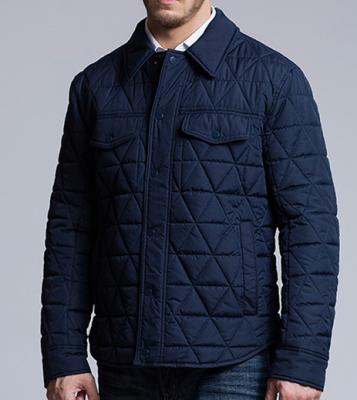 China Wholesale Fashion Breathable Classic Men's Fashion Casual Quilted Padded Jackets For Men's China Jacket for sale