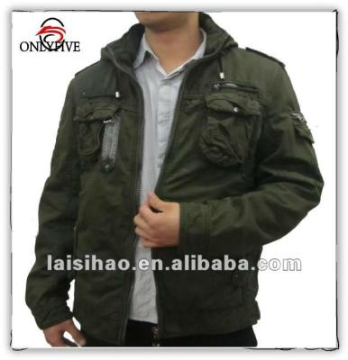 China The latest plus size cotton washed jacket for men for sale