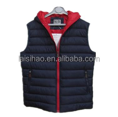 China New Style Viable Men's Ropa Hombre Packable Padded Sleeveless Vest Vest for sale