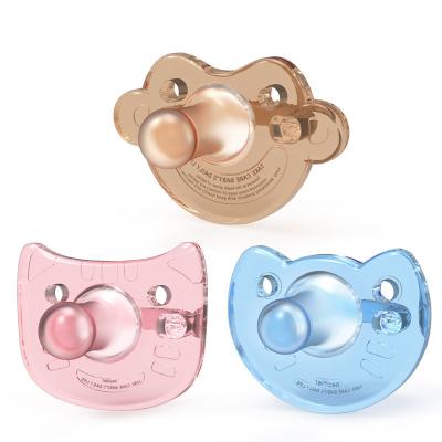 China Quality Silicone Baby Pacifier Baby Nipple BPA Free Natural Toddler Newborn Free Soother Comfortable Nipple for sale