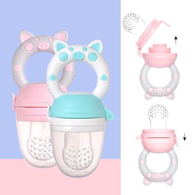 China Silicone Baby Fruit Teether BPA Free Feeder Cool Food Feeder Pacifier FeedersFor Toddler Infant Kids Infant Kids for sale