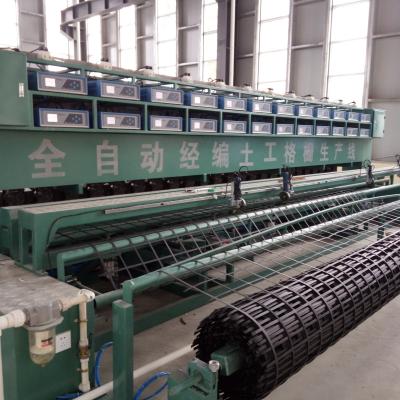 China Automatic Automatic Frequency Tracking Ultrasonic Steel Plastic Composite Geogrid Production Line for sale