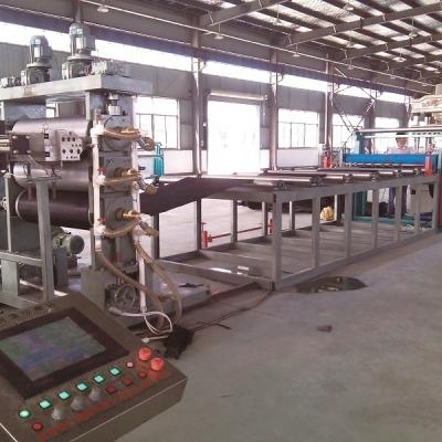 China High Tensile Plastic Sheet Extruder HDPE Geocell Making Machine, Plastic Geocell Sheet Extrusion Production Line for sale