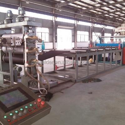 China High output PE slant sheet 2022 protection cellular confinement system pp plastic geocell making machine line for sale