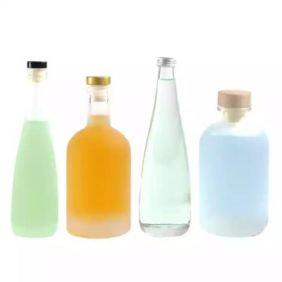 中国 オーダーメイド グラス ボトル 汁 750ml 1000ml 1500ml 空っぽ 透明 PET フルーツジュース 飲料 ボトル 販売のため