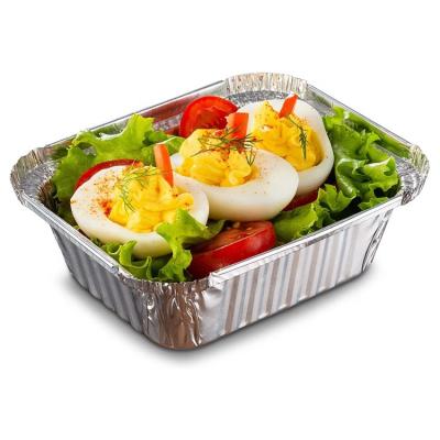 China For Roasting Hot Thick Size 8011 Custom Foil Small No2 Sale Food Packaging Grilling Aluminum Container for sale