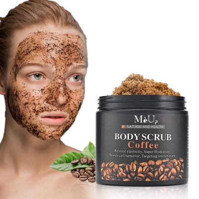 China Exfoliator Wholesale OEM Coffee Natural Organic Deep Cleansing Face Scrub Facial Body Scrub Black Coffee Extract Body Scrub for sale