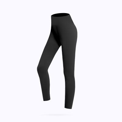 China New High-waisted Tights Sports Peach Hip-Lift Breathable Naked Outdoor Yoga Pants Breathable Fitness Pants for sale