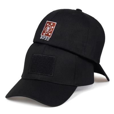 China COMMON Structured Mid-Profile Cotton Twill Stretch Tactical Baseball Caps Custom Fitted Hat for sale