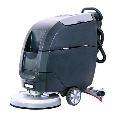 China Floor Sweeper Walk Behind Low Noise Battery Operated Electric Concrete Floor Scrubber Cleaning Machine for sale