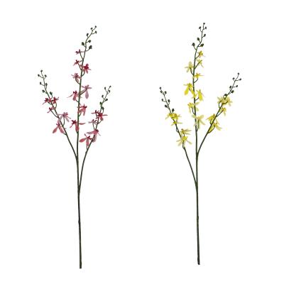 China Environmental protection Nordic style decorative artificial plants for sale artificial orchid dancing orchid wholesale the other decoration home wall for sale